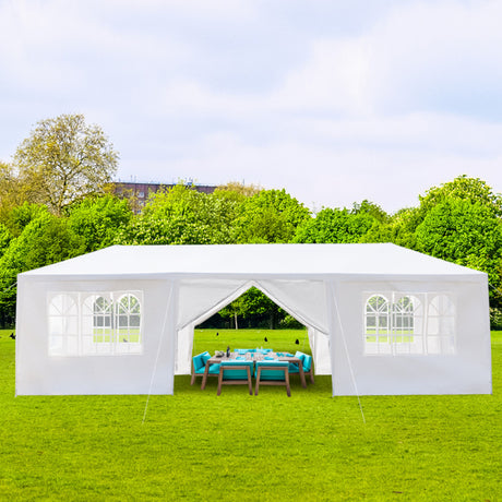 10'x30' Outdoor Party Tent with 8 Removable Sidewalls