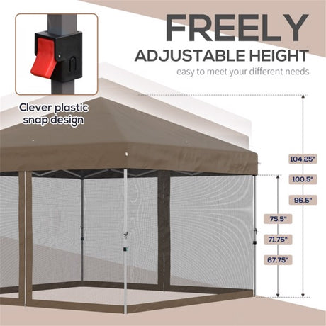 10' x 10' Pop Up Canopy Tent