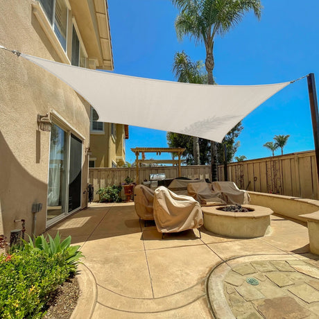 Permeable Rectangle Sun Shade Sail