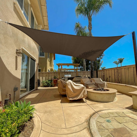 Permeable Rectangle Sun Shade Sail