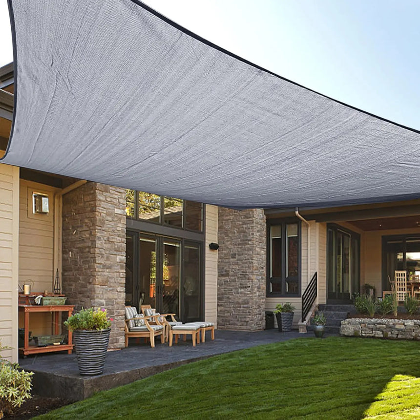 Permeable Rectangle Sun Shade Sail