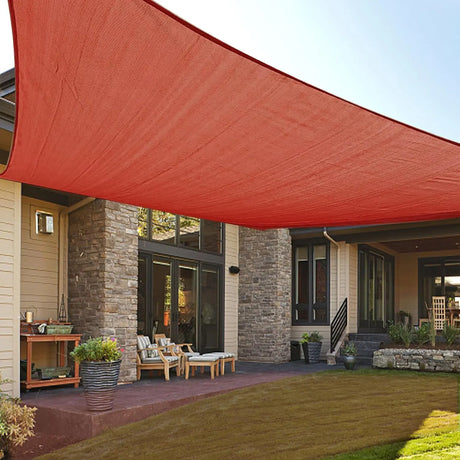 Permeable Rectangle Sun Shade Sail