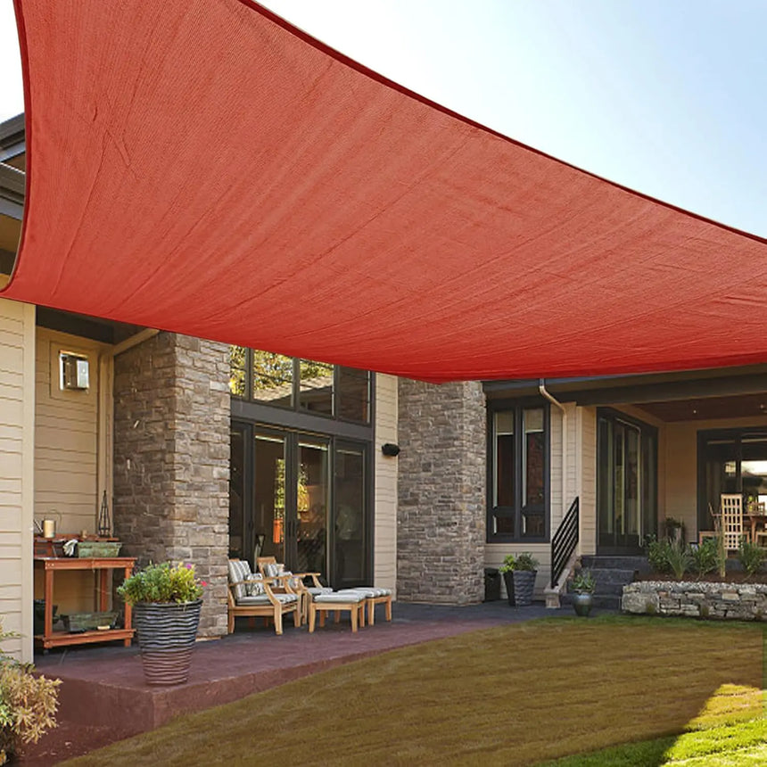 Permeable Rectangle Sun Shade Sail