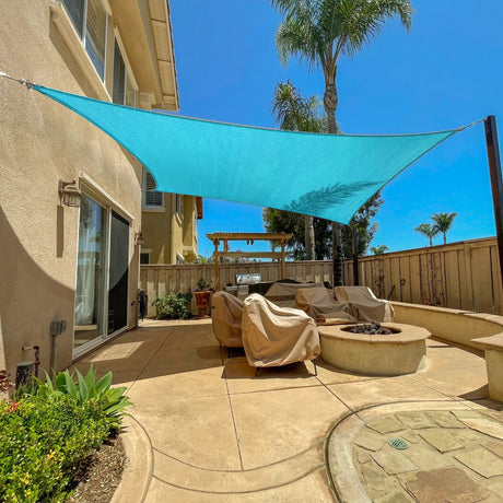 Permeable Rectangle Sun Shade Sail