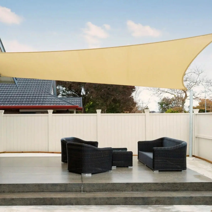 Permeable Square Sun Shade Sail