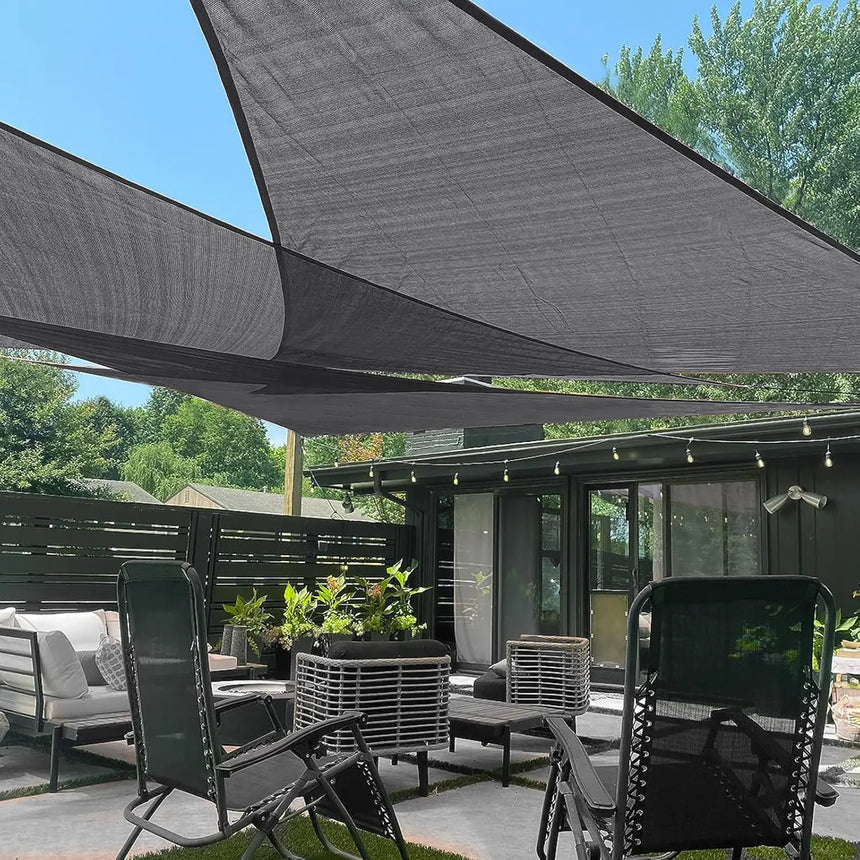 Permeable Triangle Sun Shade Sail