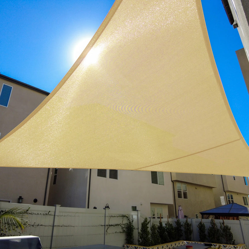 Permeable Triangle Sun Shade Sail