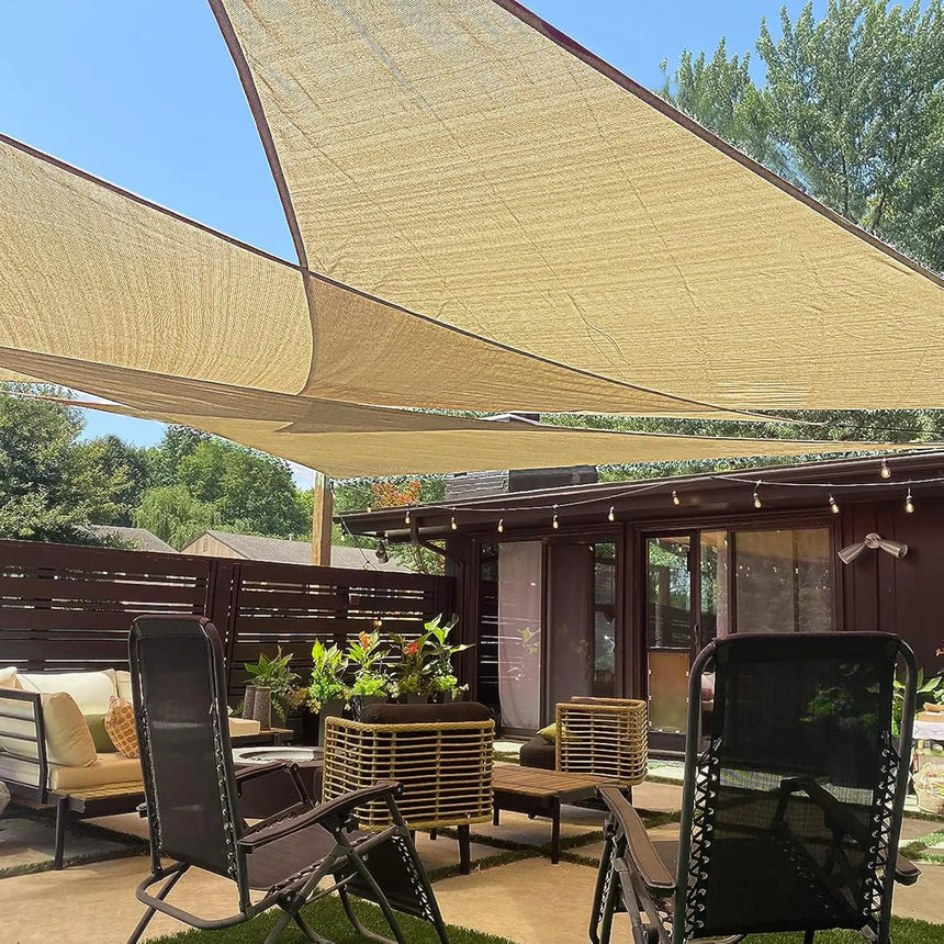 Permeable Triangle Sun Shade Sail