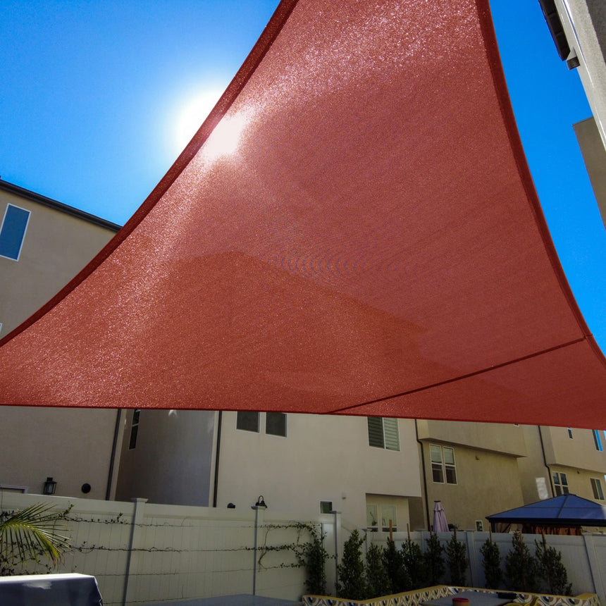 Permeable Triangle Sun Shade Sail